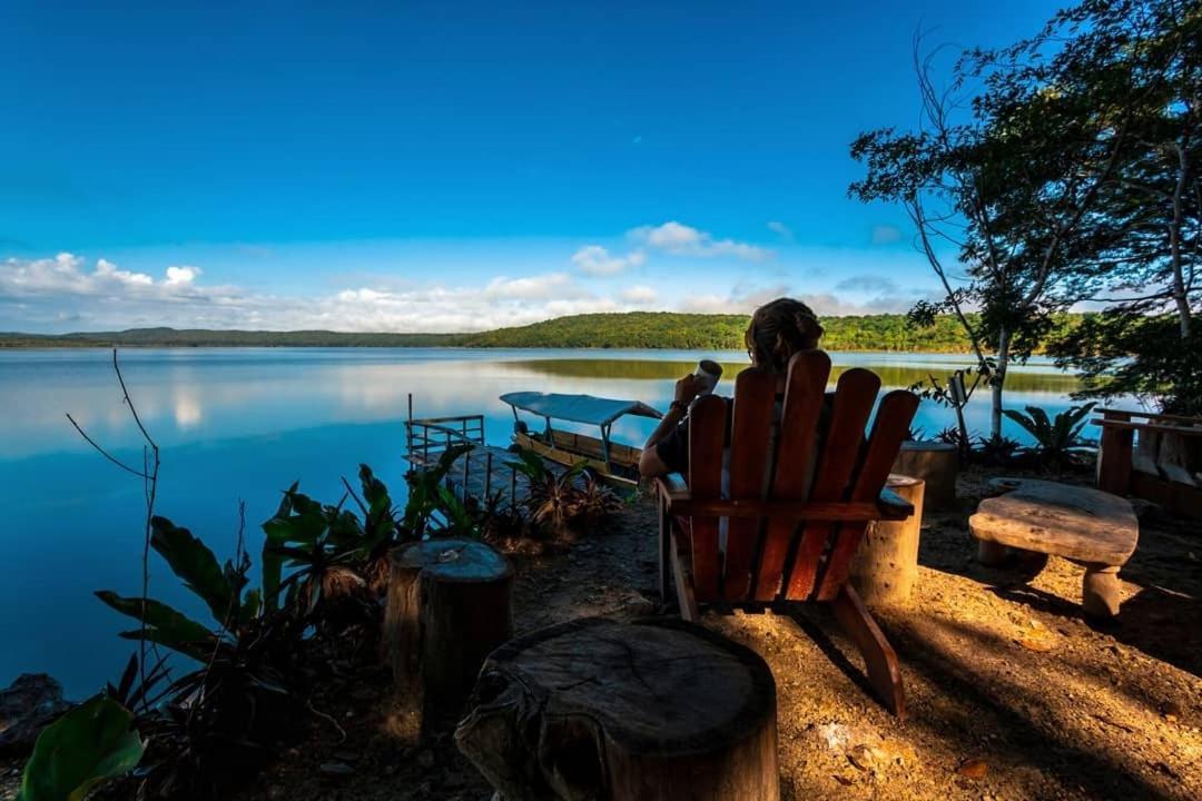 Ecolodge El Sombrero Laguna Yaxha Kültér fotó