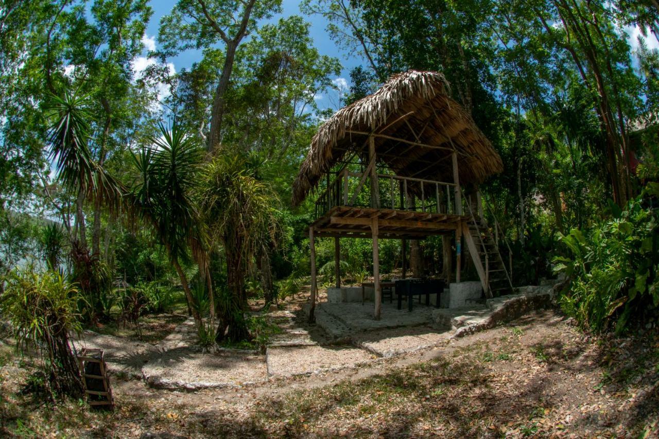 Ecolodge El Sombrero Laguna Yaxha Kültér fotó